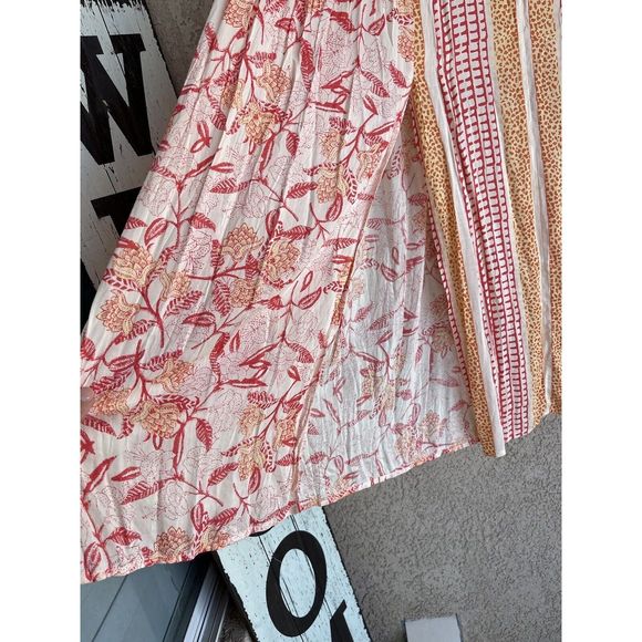 Free People Squared Off Convertible Maxi Skirt - Size Large - Multicolored - Picture 6 of 13